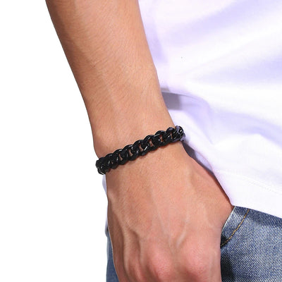 Vnox Solid Stainless Steel Bracelets for Men