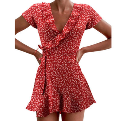 Floal A-Line Dress Sweet Elegant Floral Dress