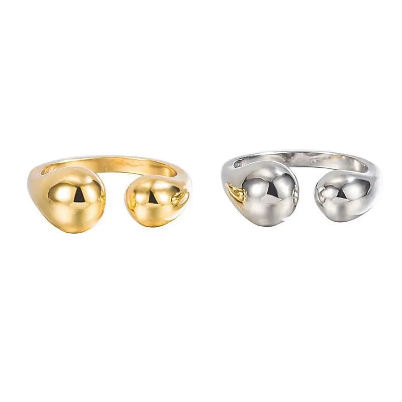 FOXANRY Silver Color Rings for Women