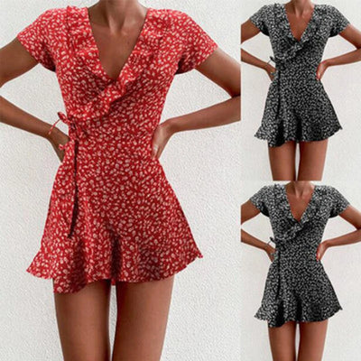 Floal A-Line Dress Sweet Elegant Floral Dress