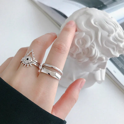 XIYANIKE Silver Color Trendy Elegant Twist Two Circle