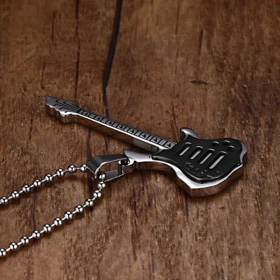 Trendy Guitar Necklace Pendant