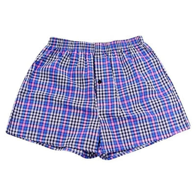 Men's Cotton Arrow Boxers Casual Plaid Print shorts