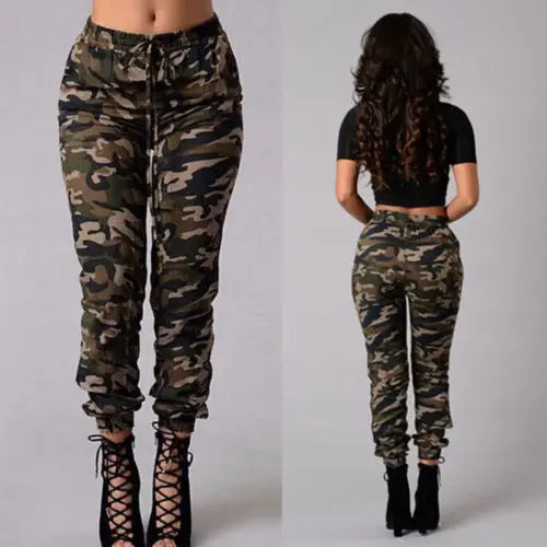 New Hot Sale Stretchy Waistband Convergent Trousers