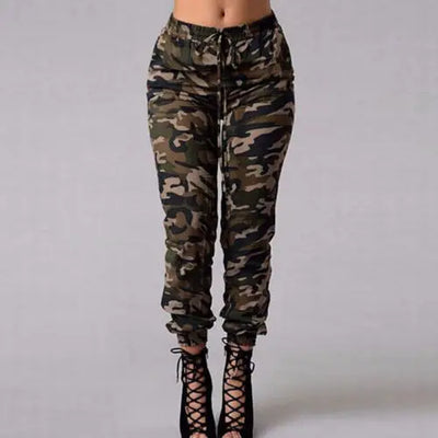 New Hot Sale Stretchy Waistband Convergent Trousers