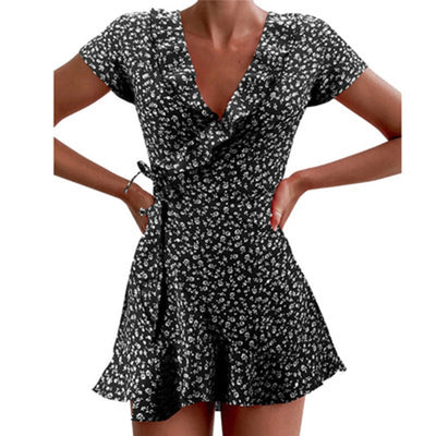 Floal A-Line Dress Sweet Elegant Floral Dress