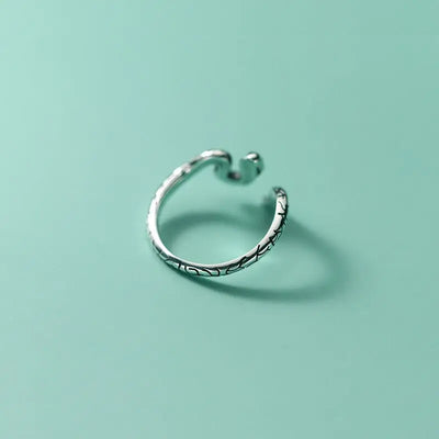 Silver Snake Rings For Women Engagement Luxury