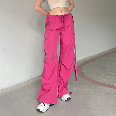 Loose Wide-leg Overalls Couples Casual  Women's Pants