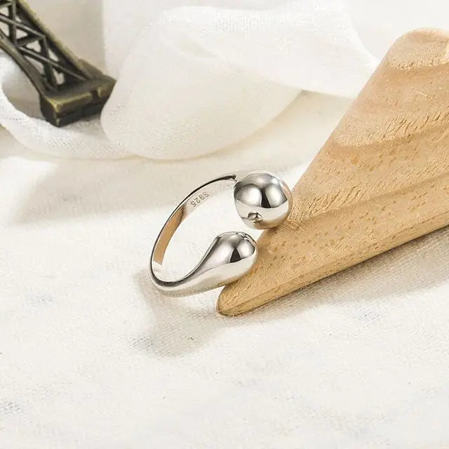 FOXANRY Silver Color Rings for Women