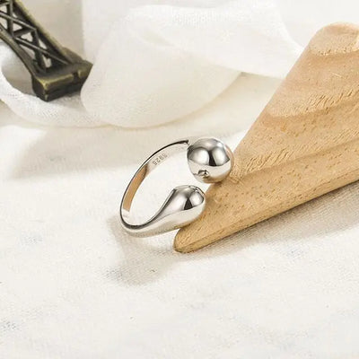 FOXANRY Silver Color Rings for Women