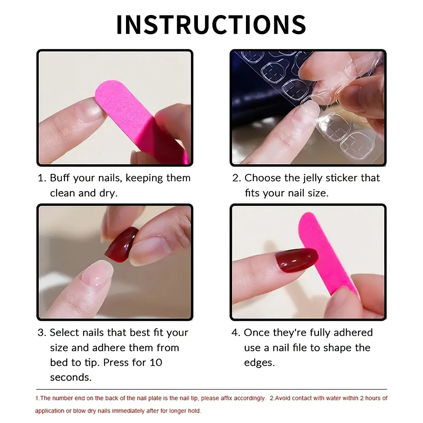 Nude Color Fake Nails for Women and Girls Short Round Head Press on Nails