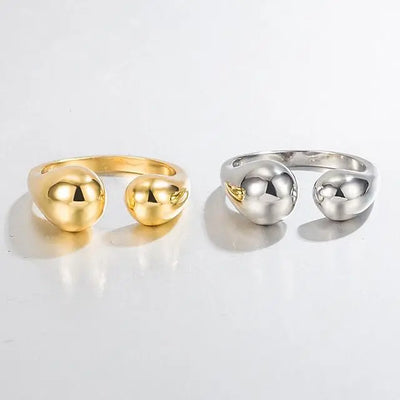 FOXANRY Silver Color Rings for Women