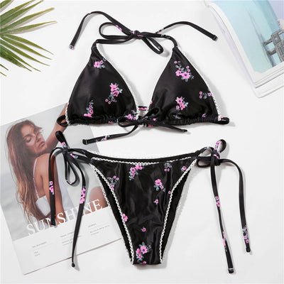 Triangle Swimwear Female Swimsuit Two Pieces