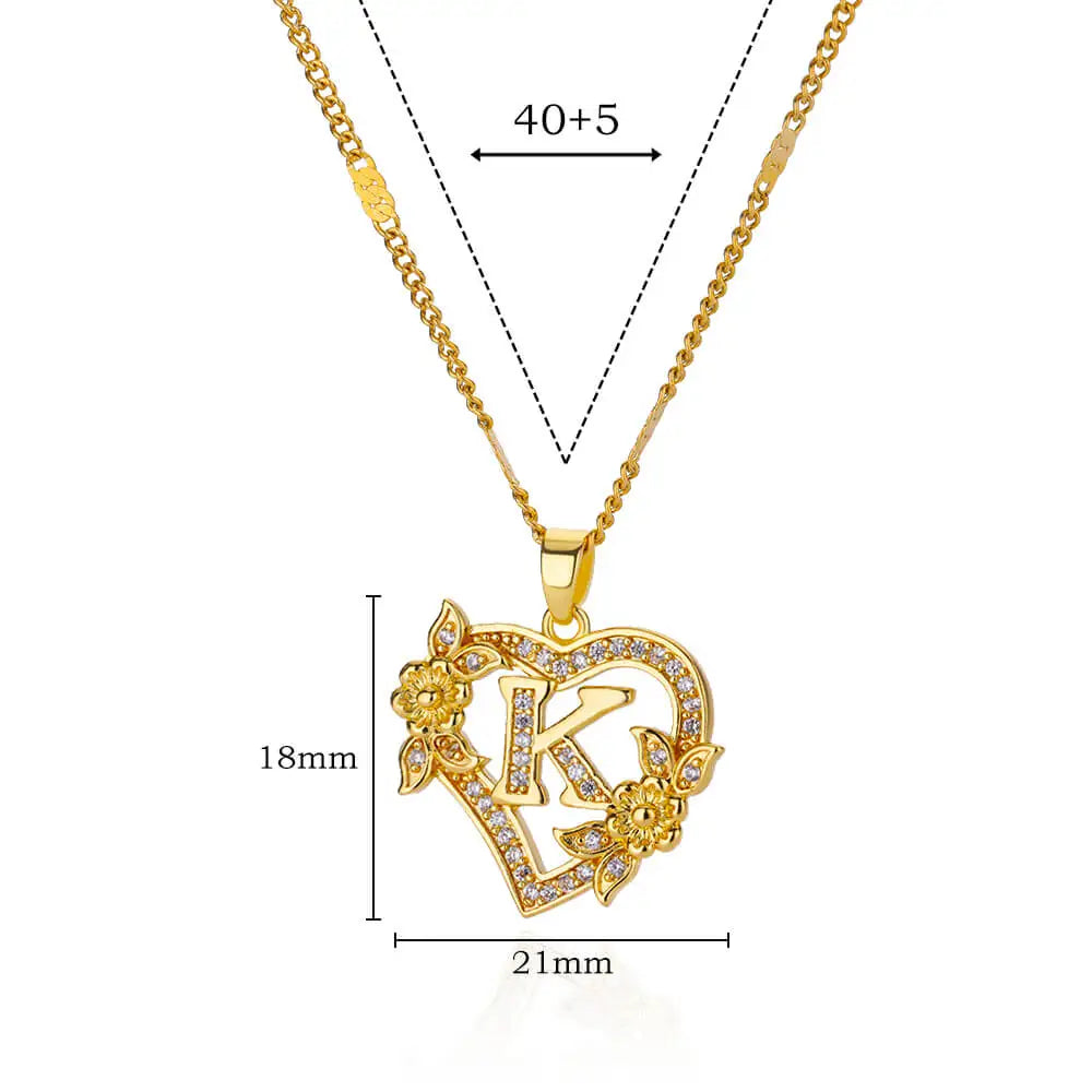 Initial Letter Necklaces