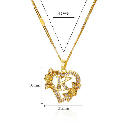 Initial Letter Necklaces