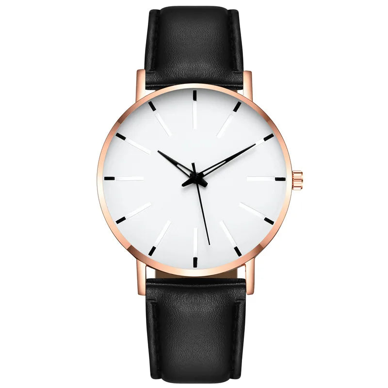Watches for Men Leather Band Luxury Watches Quartz