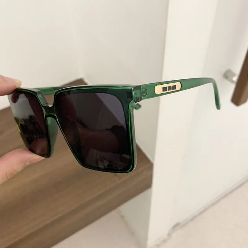 Vintage Big Frame Square Sunglasses