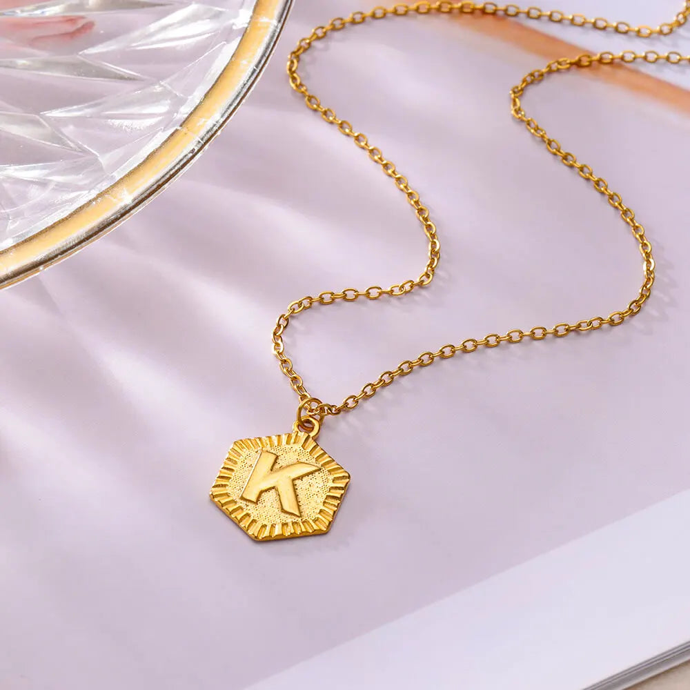 Initial Letter Necklaces