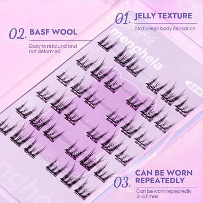 Fairy Glue-free False Eyelashes Easy To Rebound No Need To Remove Segmented