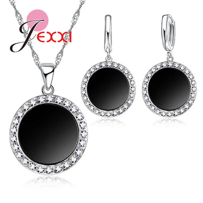 Fashion Silver Color Jewelry Sets For Women Pendant