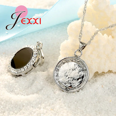 Fashion Silver Color Jewelry Sets For Women Pendant