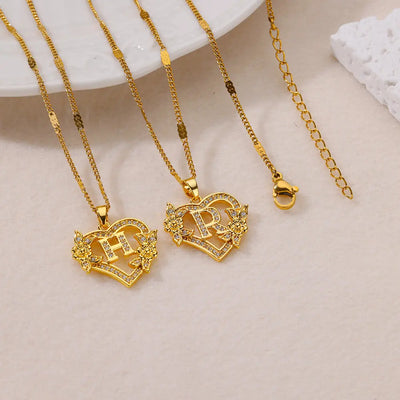 Initial Letter Necklaces