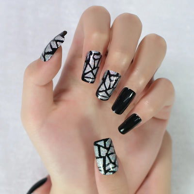 iMABC press on fake nails a great number of patterns hand art for women and girls