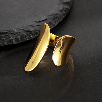 Modern Jewelry Cool Hiphop Style Silver Color Cuff Rings