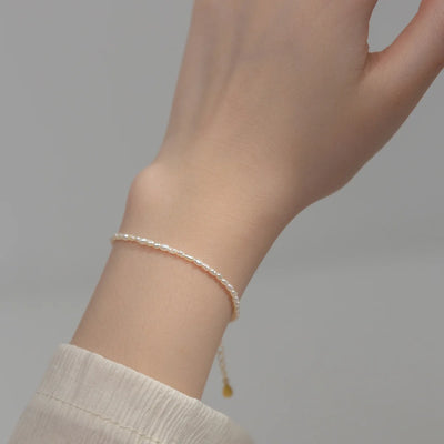 15-18cm Silver Bracelet For Women Pearl Bracelet