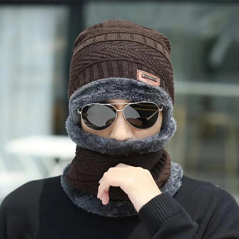 Winter Beanie Hat For Men Knitted Hat Winter Cap