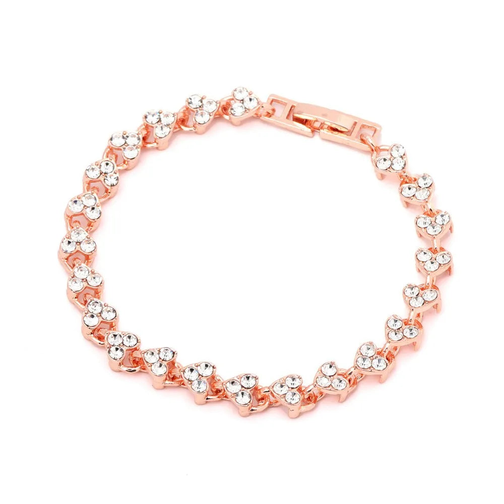 Luxury Jewelry for Women Roma Silver Color Charm Bracelet