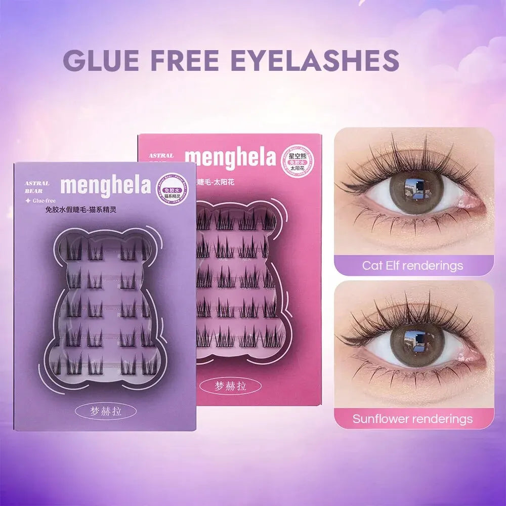 Fairy Glue-free False Eyelashes Easy To Rebound No Need To Remove Segmented