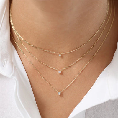 BOAKO Silver 925 Jewelry Necklace For Women