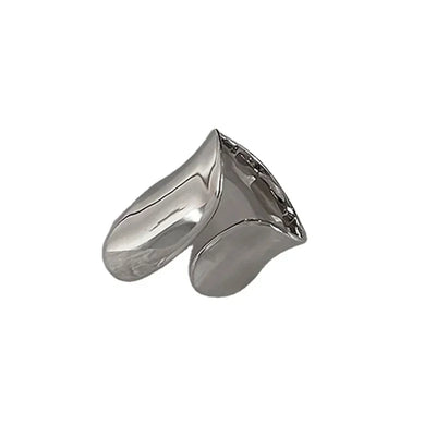 Modern Jewelry Cool Hiphop Style Silver Color Cuff Rings