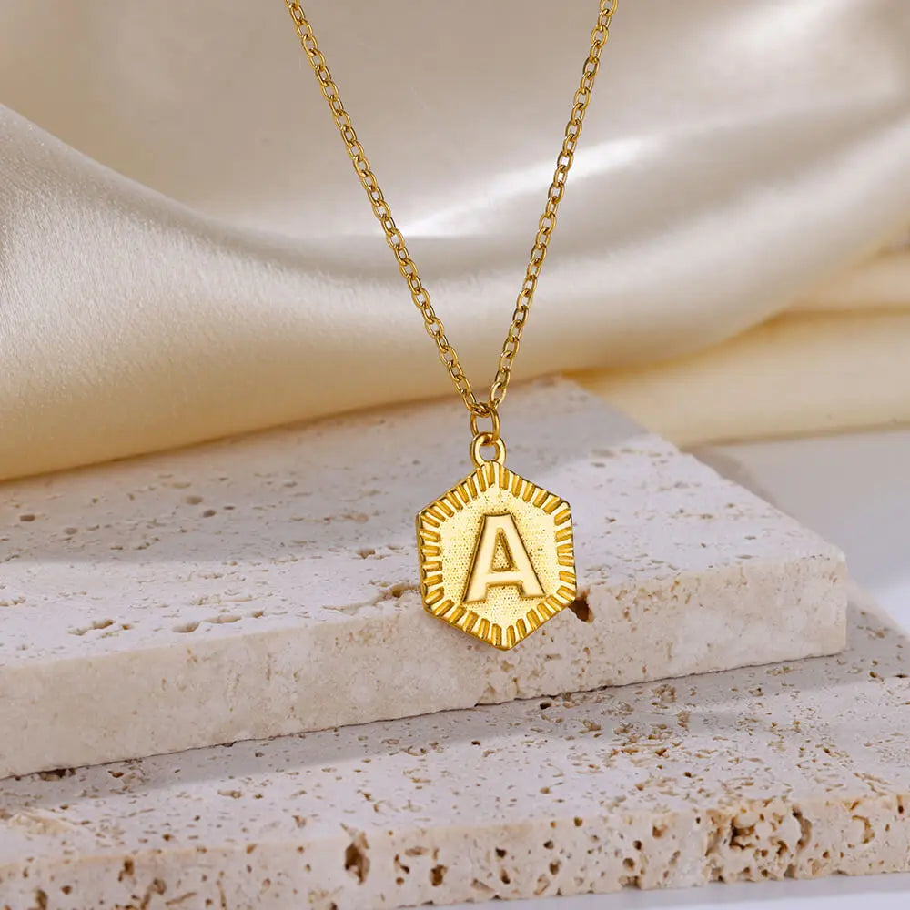 Initial Letter Necklaces