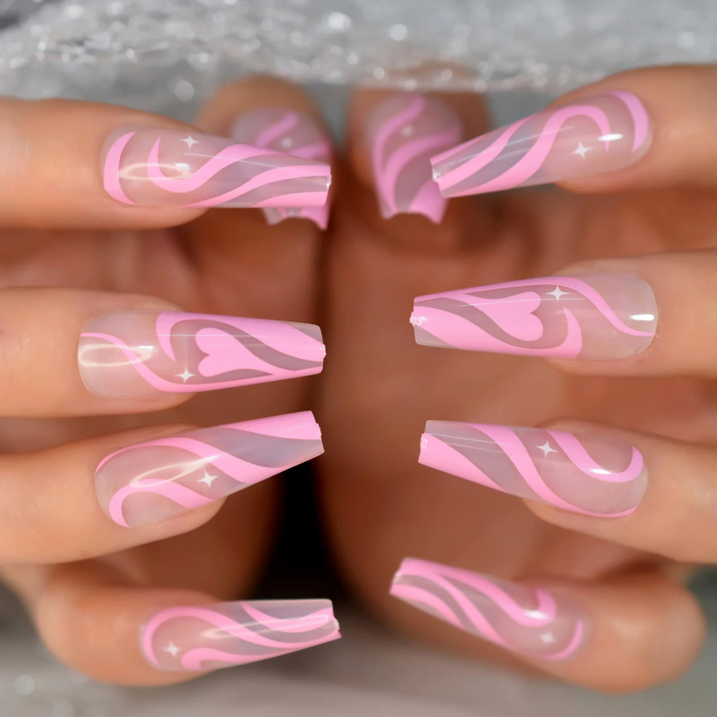 iMABC press on fake nails a great number of patterns hand art for women and girls