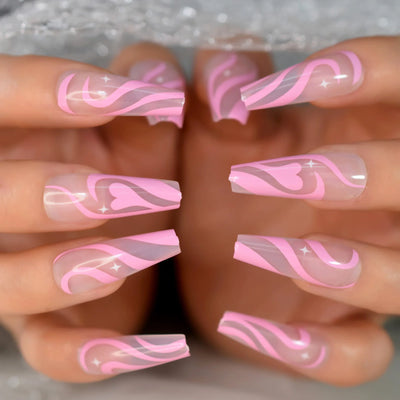 iMABC press on fake nails a great number of patterns hand art for women and girls