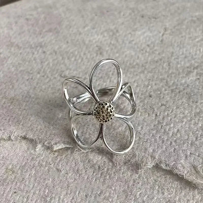 Silver Color Rings for Women Couple Minimalist