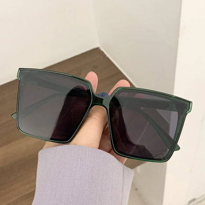 Vintage Big Frame Square Sunglasses