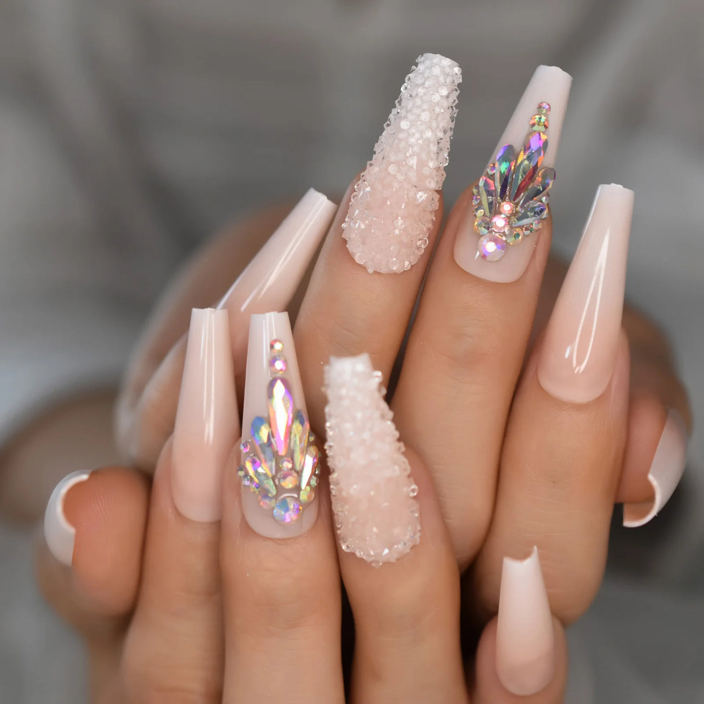 iMABC press on fake nails a great number of patterns hand art for women and girls