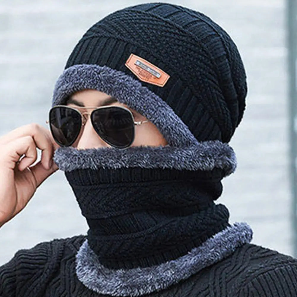 Winter Beanie Hat For Men Knitted Hat Winter Cap