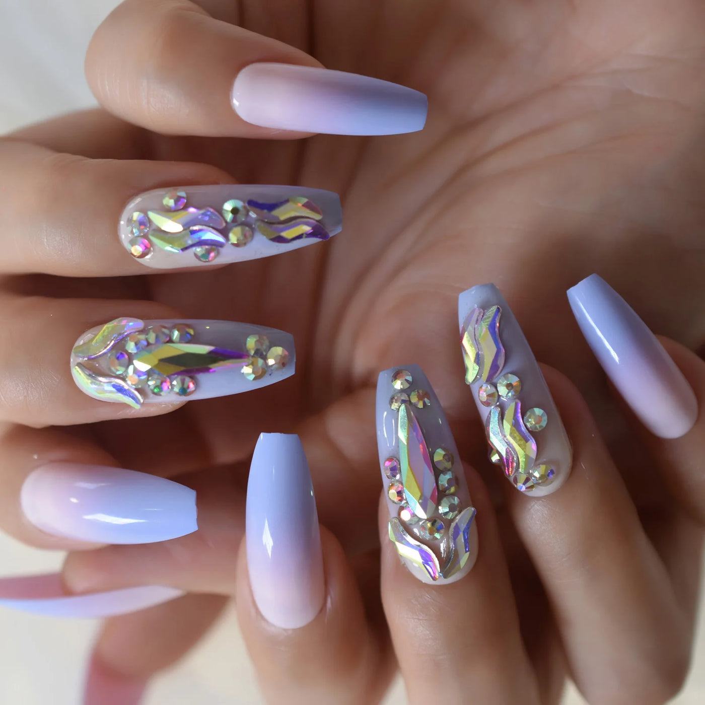iMABC press on fake nails a great number of patterns hand art for women and girls
