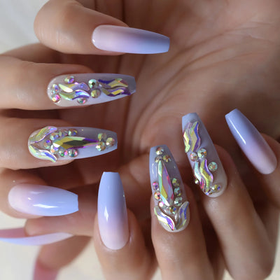iMABC press on fake nails a great number of patterns hand art for women and girls