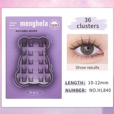 Fairy Glue-free False Eyelashes Easy To Rebound No Need To Remove Segmented