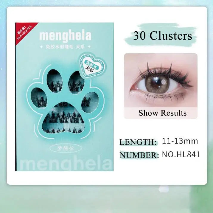 Fairy Glue-free False Eyelashes Easy To Rebound No Need To Remove Segmented