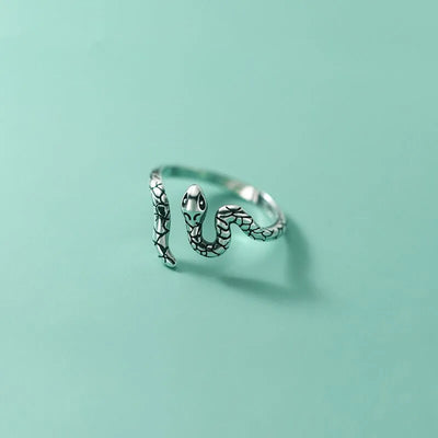 Silver Snake Rings For Women Engagement Luxury