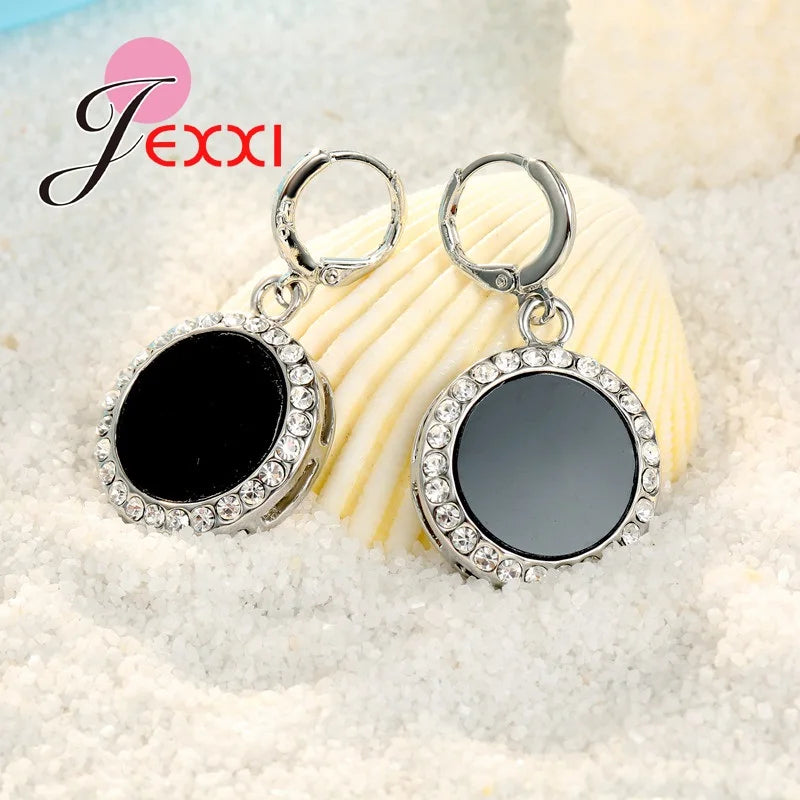 Fashion Silver Color Jewelry Sets For Women Pendant