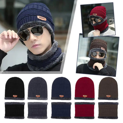 Winter Beanie Hat For Men Knitted Hat Winter Cap