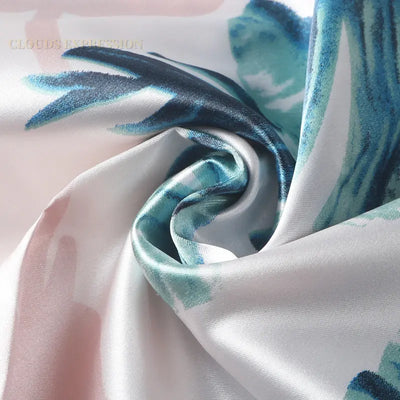 Faux Silk Polyester PJ Sexy Sling Pajama Sets Homewear