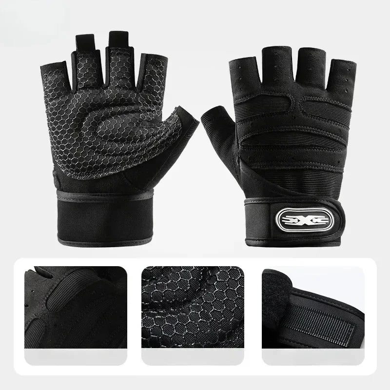 Gym Gloves for Men Women Fitness Weight Lifting Wristband Gloves